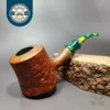 PapaBearPipes Sandblasted Volcano Estate Briar Pipe, American Estates