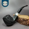 Peterson Antique Collection 1908 Sandblasted Estate Briar Pipe, Irish Estates, 9mm
