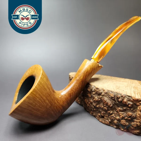 Randy Wiley Unique Smooth Freehand Estate Briar Pipe, American Estates