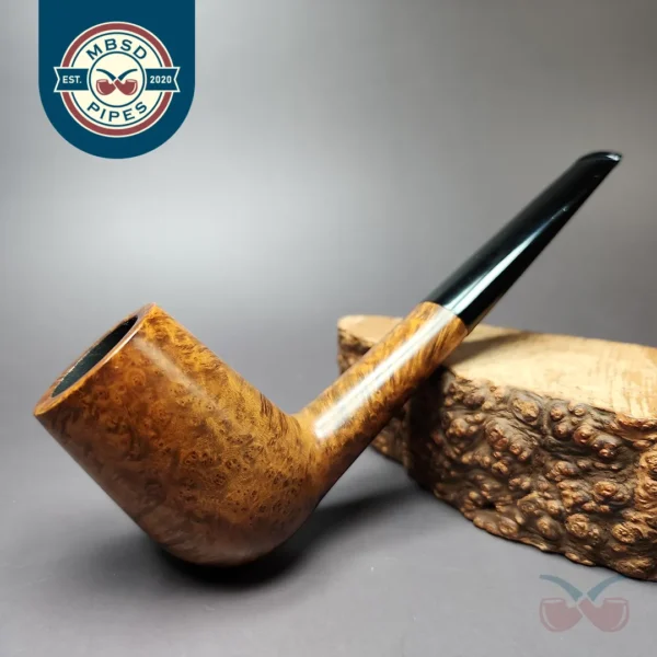 WO Larsen Select Smooth Oval Shank Stack Estate Briar Pipe, Danish Estates