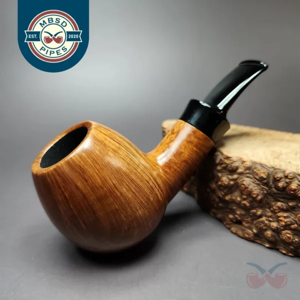 Sergey Cherepanov Smooth Brandy Nosewarmer Estate Briar Pipe, Other Estates