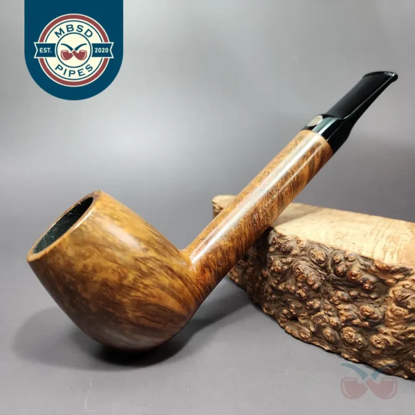 Mastro de Paja 3A 1 Sun Smooth Lovat Estate Briar Pipe, Italian Estates