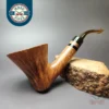 Viprati 4 Clover Smooth Dublin Estate Briar Pipe, Italian Estates