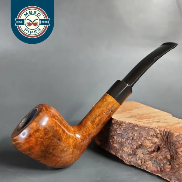 Luigi by Gigi Smooth Pear Estate Briar Pipe, Italian Estates