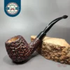 Castello Sea Rock KKK Rusticated Billiard Estate Briar Pipe, Unsmoked