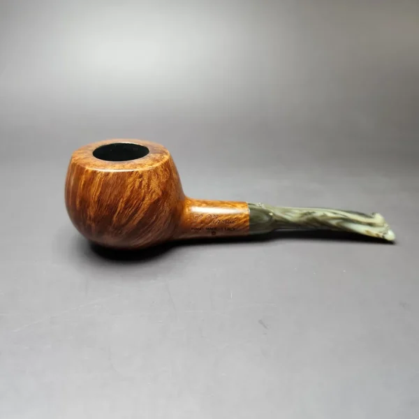 Viprati Smooth Fantail Prince Estate Briar Pipe, Italian Estates - Image 3