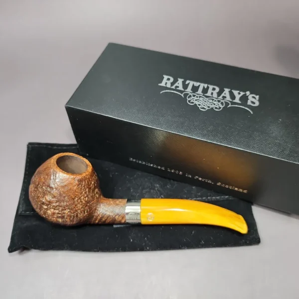 Rattrays The Druids 34/100 Sandblasted Author Estate Briar Pipe, Unsmoked, 9mm - Image 3
