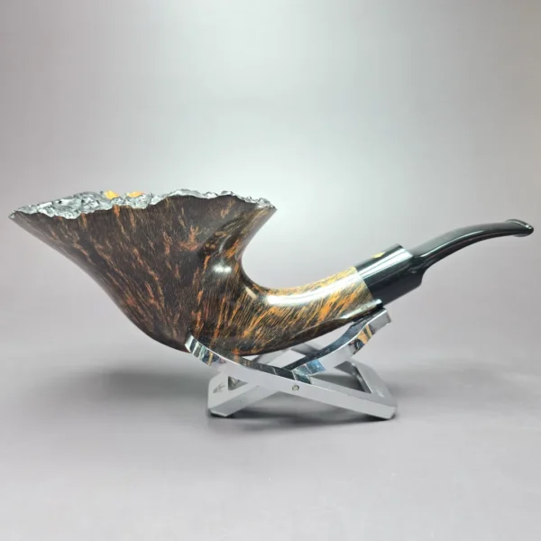 Poul Winslow Crown Collector Smooth Freehand Estate Briar Pipe, Unsmoked, 9mm - Image 3