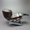 Morgan BlackJack 30 Sandblasted Bulldog Briar Pipe, New - Image 3