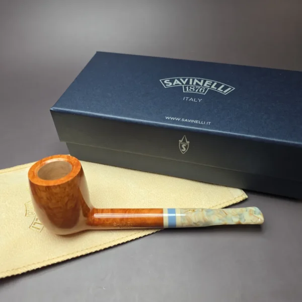 Savinelli Sasso 701 Smooth Lovat Briar Pipe, 6mm, New - Image 3