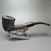 James Upshall Bark Grp 6 Rusticated Dublin Estate Briar Pipe, Unsmoked - Image 3