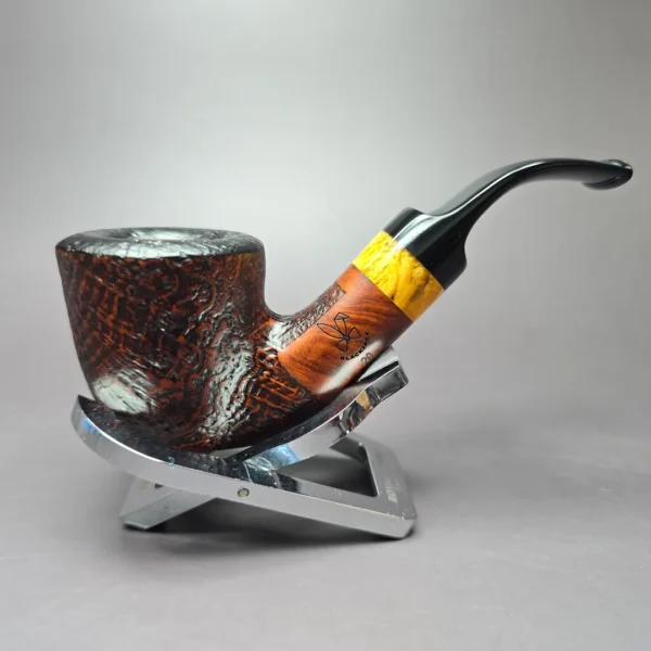Morgan BlackJack 20 Limited Edition Sandblasted Dublin Briar Pipe, New - Image 3