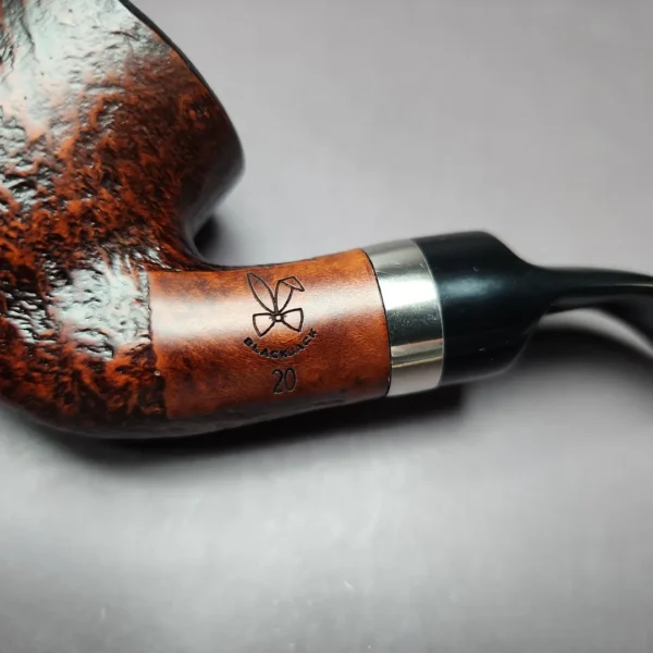 Morgan BlackJack 20 Sandblasted Dublin Briar Pipe, New - Image 3