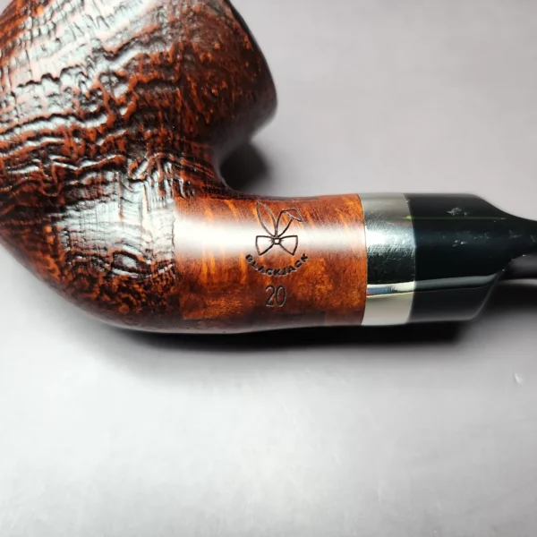 Morgan BlackJack 20 Sandblasted Dublin Briar Pipe, New - Image 3