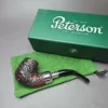 Peterson System Spigot 307 Rusticated Bent Billiard Spigot Briar Pipe, New - Image 3