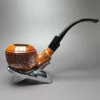 Radice Rind G Rhodesian w/ Faux Bamboo Estate Briar Pipe, Italian Estates - Image 3