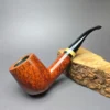 Bjarne Nielsen Signature Smooth Bent Billiard Estate Briar Pipe, Unsmoked, 9mm - Image 3