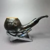Xin Li Contrast Sandblasted Scoop Handmade Briar Pipe, New - Image 3