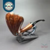 Wandi Riyadi Spot Carved Acorn Handmade Briar Pipe, New - Image 3