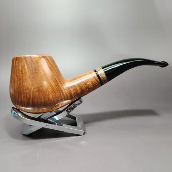 Viprati 5 Clovers Smooth Brandy Estate Briar Pipe, Italian Estates - Image 3