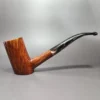 Dave Neeb Handmade Magnum Smooth Cherrywood Briar Pipe, New - Image 3