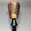 Sean Reum Contrast Sandblasted Bent Pot Estate Briar Pipe, American Estates - Image 3