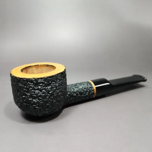 Neal Monier Rusticated Pot Estate Briar Pipe, Unsmoked - Image 3