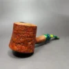 PapaBearPipes Sandblasted Volcano Estate Briar Pipe, American Estates - Image 3