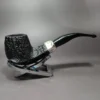 Peterson Antique Collection 1908 Sandblasted Estate Briar Pipe, Irish Estates, 9mm - Image 3