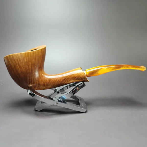 Randy Wiley Unique Smooth Freehand Estate Briar Pipe, American Estates - Image 3