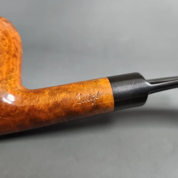 Luigi by Gigi Smooth Pear Estate Briar Pipe, Italian Estates - Image 3