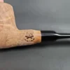Morgan Bones Sandblasted Nosewarmer Billiard Briar Pipe, New - Image 3