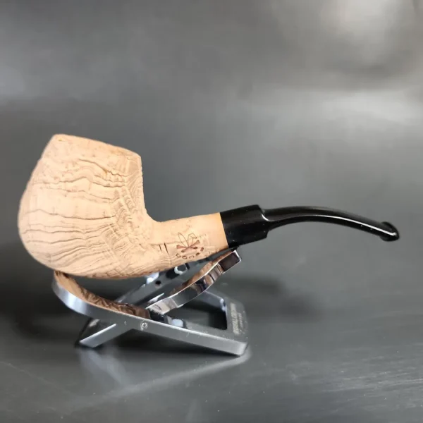 Morgan Bones Sandblasted Brandy Briar Pipe, New - Image 3