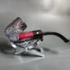 Darnell Old Briar Rusticated Oom Paul Estate Pipe, Unsmoked - Image 3