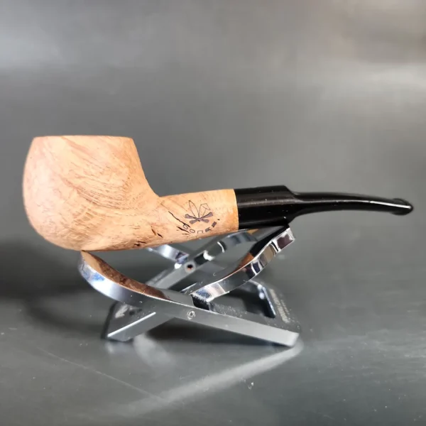 Morgan Bones Sandblasted Apple Briar Pipe, New - Image 3