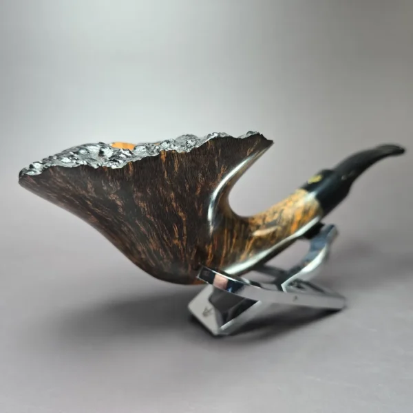 Poul Winslow Crown Collector Smooth Freehand Estate Briar Pipe, Unsmoked, 9mm - Image 4