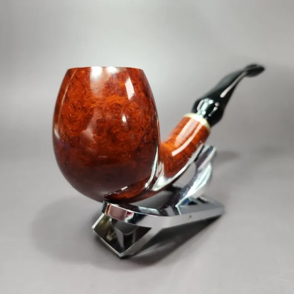 Vauen 6873 Smooth Bent Egg Estate Briar Pipe, Unsmoked, 9mm - Image 4