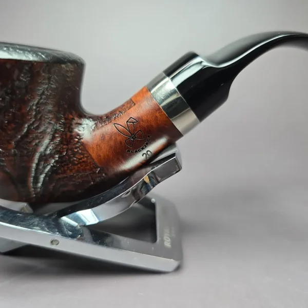 Morgan BlackJack 20 Sandblasted Dublin Briar Pipe, New - Image 4