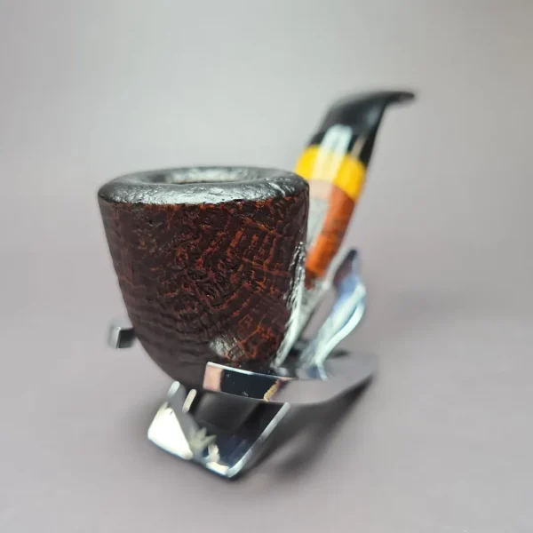 Morgan BlackJack 20 Limited Edition Sandblasted Dublin Briar Pipe, New - Image 4