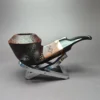 Morgan BlackJack 30 Sandblasted Bulldog Briar Pipe, New - Image 4