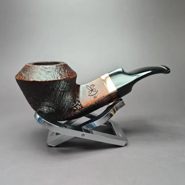 Morgan BlackJack 30 Sandblasted Bulldog Briar Pipe, New - Image 4