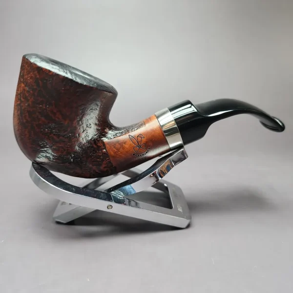 Morgan BlackJack 20 Sandblasted Dublin Briar Pipe, New - Image 4