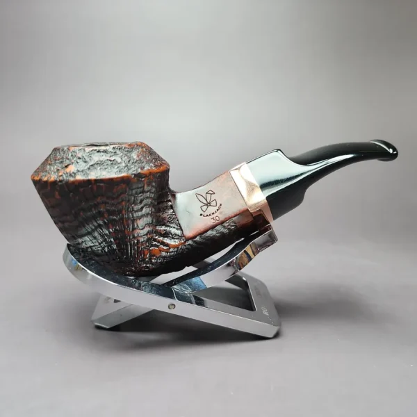 Morgan BlackJack 30 Sandblasted Bulldog Briar Pipe, New - Image 4