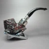 Peterson System Spigot 307 Rusticated Bent Billiard Spigot Briar Pipe, New - Image 4