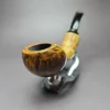 Bennie Joe Smooth Wasp w/ Buddha Belly Bamboo Handmade Briar Pipe, New - Image 4