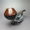 Vitale Partially Sandblasted Rhodesian (Two Star) Handmade Briar Pipe, New - Image 4