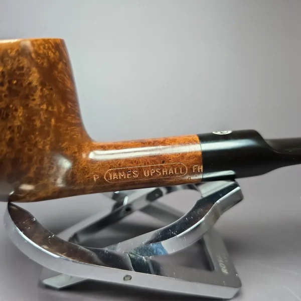 James Upshall P Grade Grp 4 Smooth Saddle Pot Estate Briar Pipe, Unsmoked - Image 4