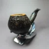 Xin Li Contrast Sandblasted Scoop Handmade Briar Pipe, New - Image 4