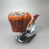 Wandi Riyadi Smooth Mushroom Dublin w/ Cumberland Handmade Briar Pipe, New - Image 4