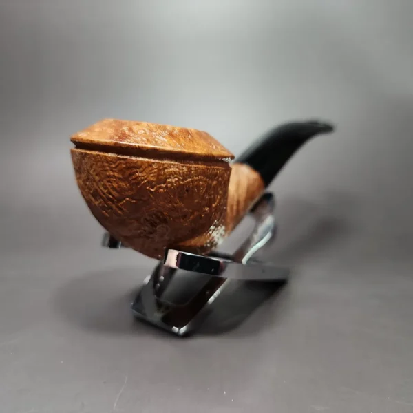 Kevin Arthur Sandblasted Rhodesian Estate Briar Pipe, American Estates - Image 4